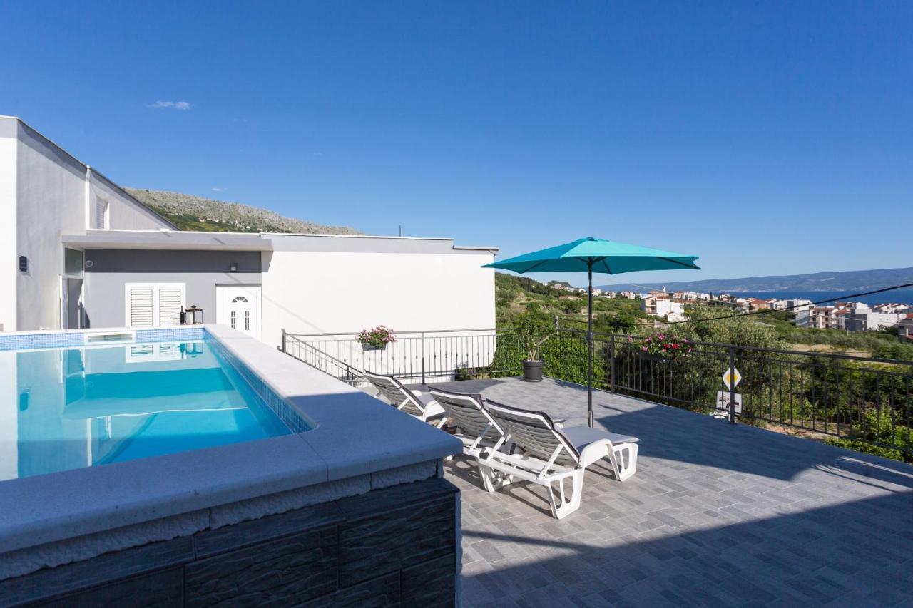 Apartments Lidija - Sea View Apartment With Exclusive Right Of Using Hot Tub Or Split Level Apartment With Exclusive Right Of Using Pool Podstrana Ngoại thất bức ảnh