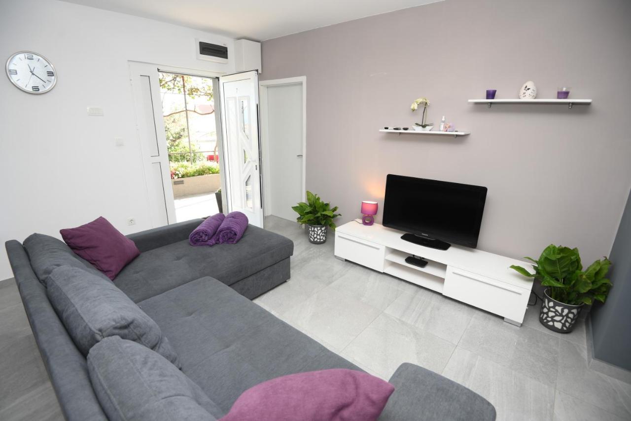 Apartments Lidija - Sea View Apartment With Exclusive Right Of Using Hot Tub Or Split Level Apartment With Exclusive Right Of Using Pool Podstrana Ngoại thất bức ảnh