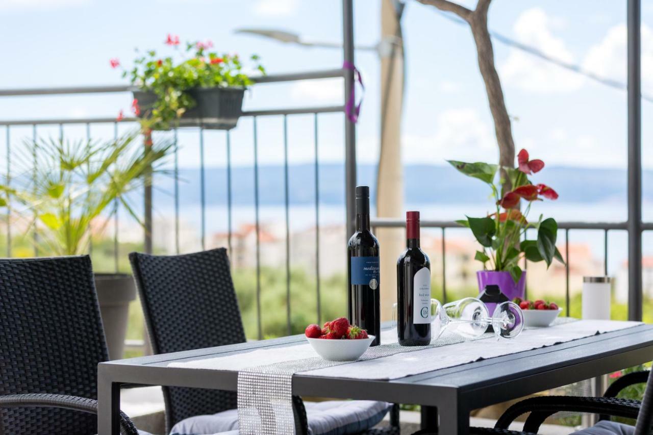 Apartments Lidija - Sea View Apartment With Exclusive Right Of Using Hot Tub Or Split Level Apartment With Exclusive Right Of Using Pool Podstrana Ngoại thất bức ảnh