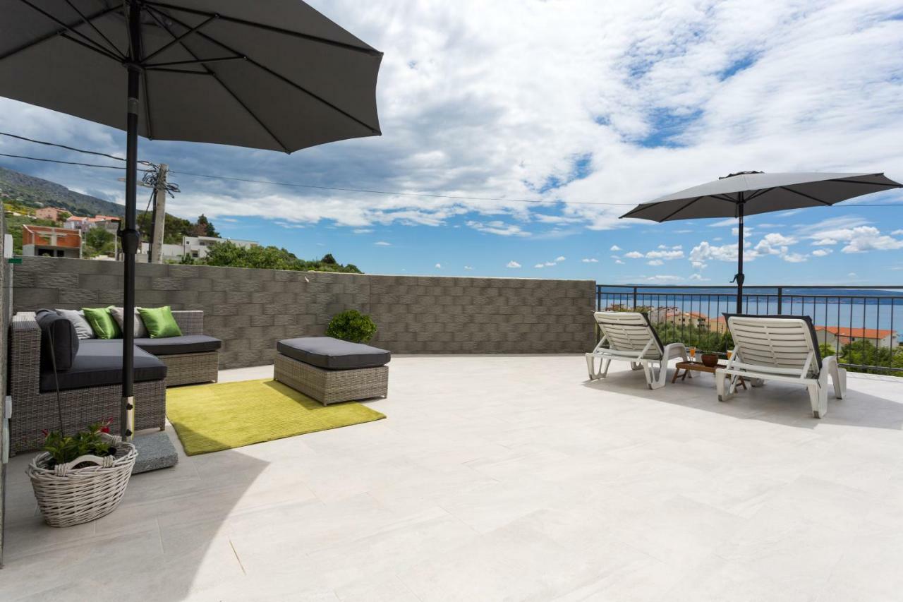 Apartments Lidija - Sea View Apartment With Exclusive Right Of Using Hot Tub Or Split Level Apartment With Exclusive Right Of Using Pool Podstrana Ngoại thất bức ảnh