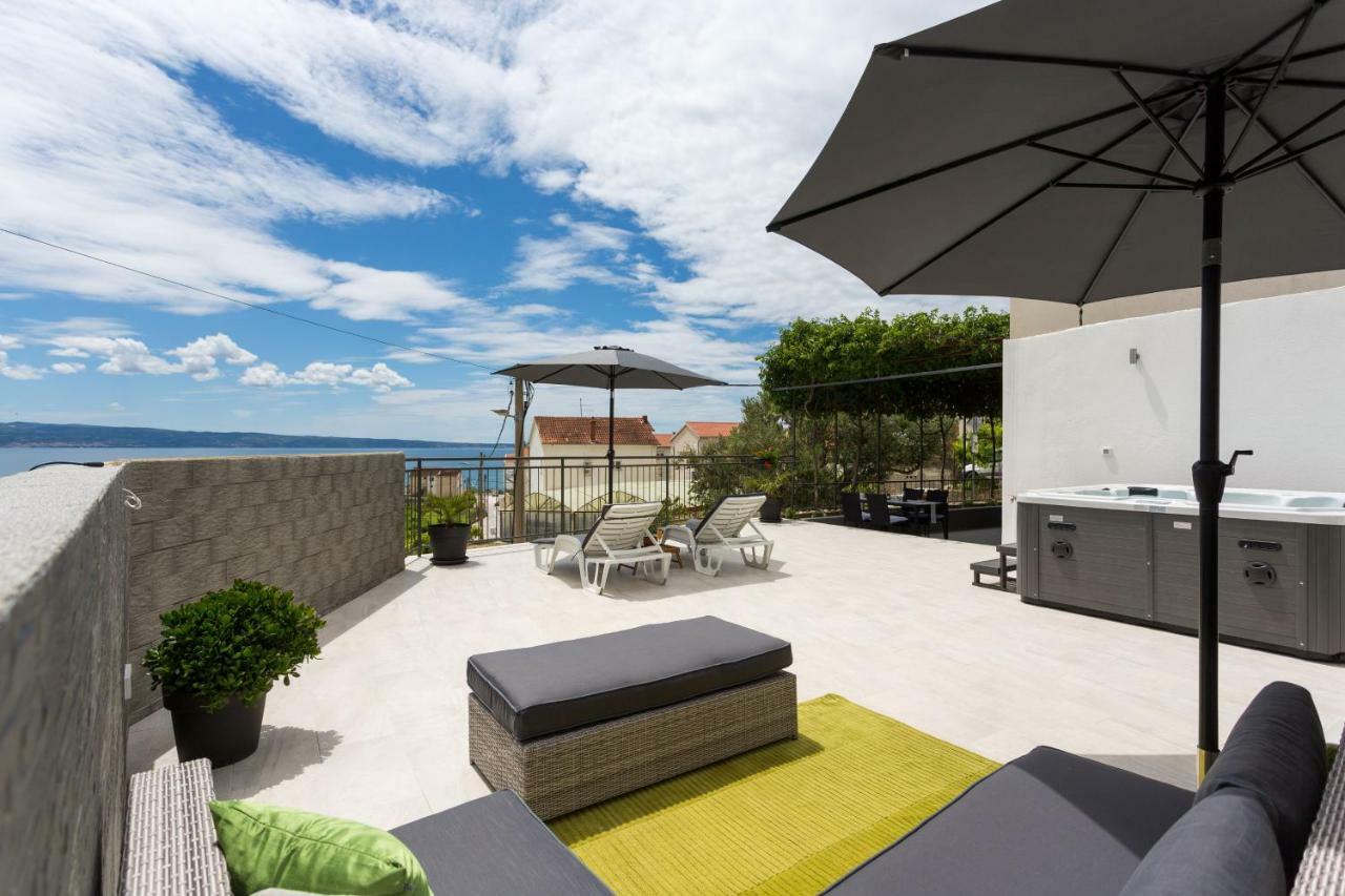 Apartments Lidija - Sea View Apartment With Exclusive Right Of Using Hot Tub Or Split Level Apartment With Exclusive Right Of Using Pool Podstrana Ngoại thất bức ảnh