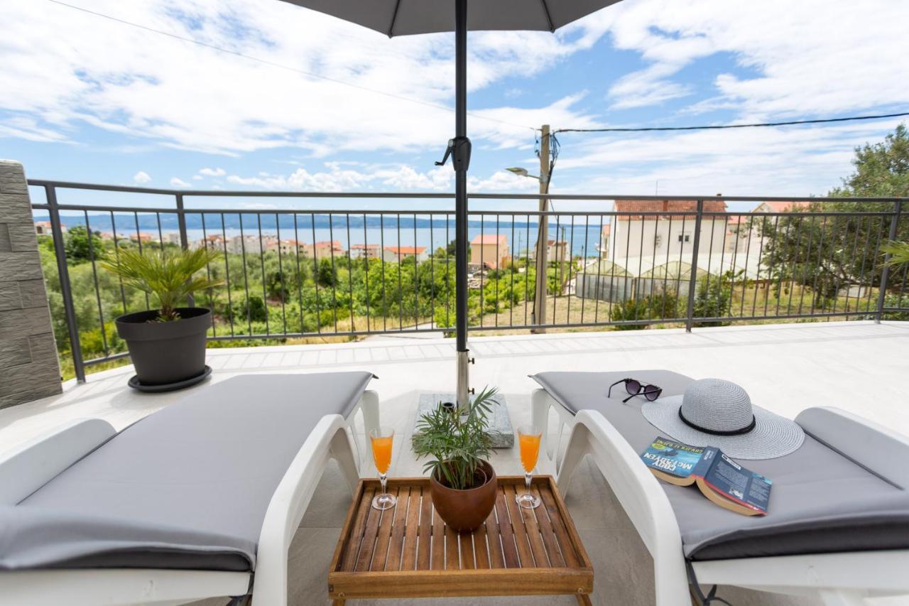 Apartments Lidija - Sea View Apartment With Exclusive Right Of Using Hot Tub Or Split Level Apartment With Exclusive Right Of Using Pool Podstrana Ngoại thất bức ảnh